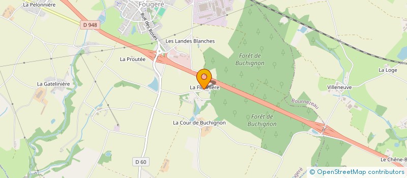 localisation de l'entreprise LE COEUR VENDEEN à FOUGERE