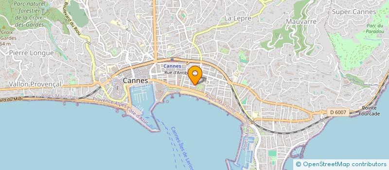 localisation de l'entreprise LE COFFEE à CANNES