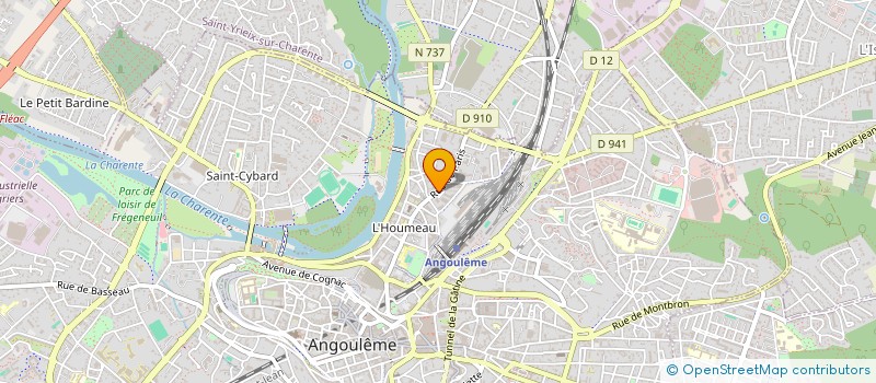 localisation de l'entreprise LE COFFRE A BD à ANGOULEME