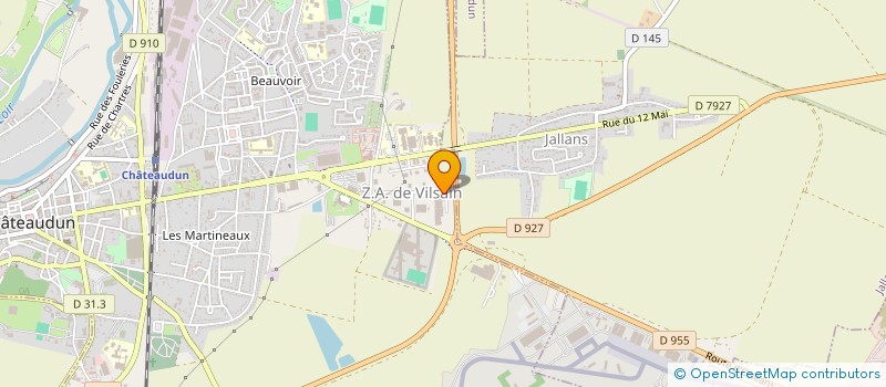 localisation de l'entreprise LE COFFRE A BIERES à CHATEAUDUN