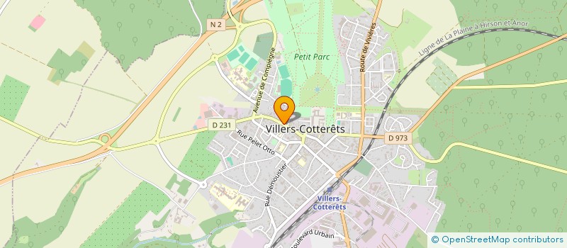 localisation de l'entreprise LE COFFRE DES SECRETS à VILLERS-COTTERETS
