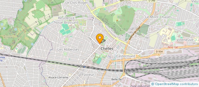 localisation de l'entreprise LE COFFRE FORT  CHELLES