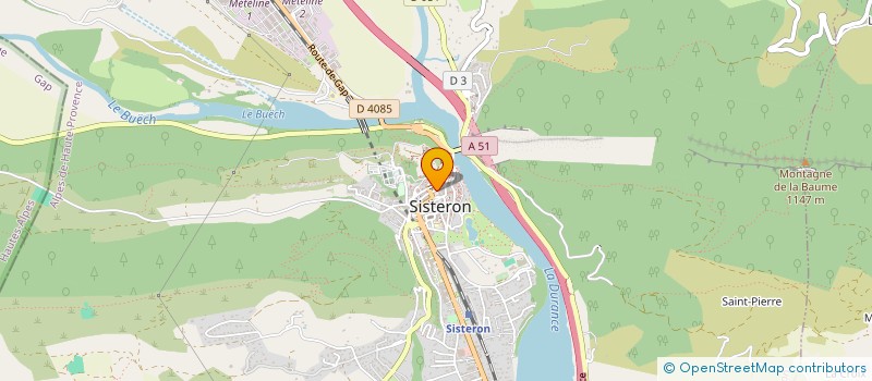 localisation de l'entreprise LE COFFRET ARNAUD ET FILS à SISTERON