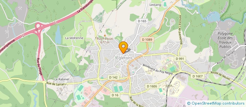 localisation de l'entreprise LE COHIBA à EGLETONS