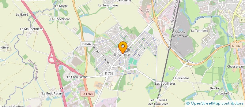 localisation de l'entreprise LE COIFFEUR à MONTAIGU-VENDEE