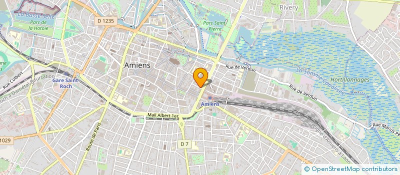 localisation de l'entreprise LE COIFFEUR DE LA GARE à AMIENS