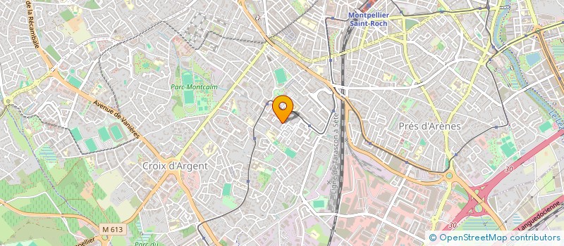 localisation de l'entreprise LE COIFFEUR DU CHOMEUR à MONTPELLIER