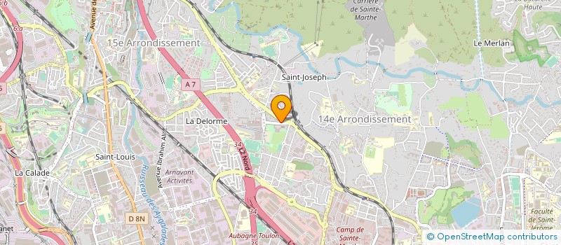 localisation de l'entreprise LE COIFFURE DE LA MAIRIE à MARSEILLE