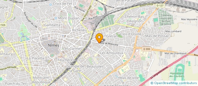 localisation de l'entreprise LE COIN A PIZZA  NIMES