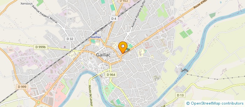 localisation de l'entreprise LE COIN BARBIER  GAILLAC