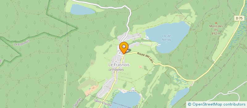 localisation de l'entreprise LE COIN D'EN HAUT  LE FRASNOIS