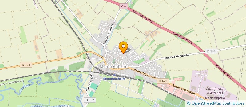 localisation de l'entreprise LE COIN DE HANAU  WITTERSHEIM