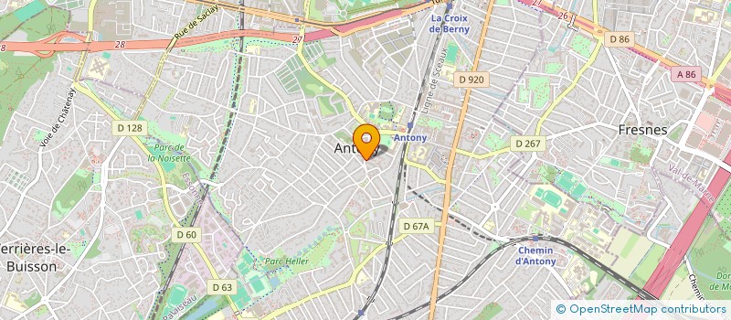 localisation de l'entreprise LE COIN DE LA BULLE à ANTONY