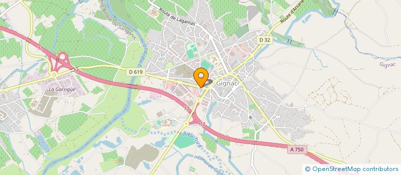 localisation de l'entreprise LE COIN DE LA PAGE  GIGNAC