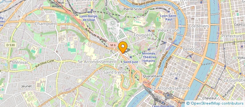 localisation de l'entreprise LE COIN DE LA RUE  LYON