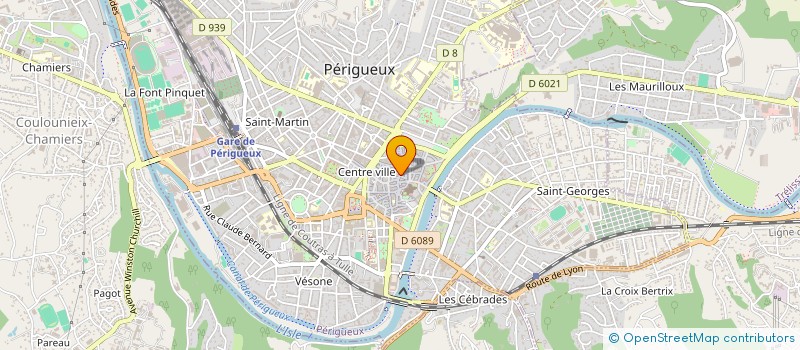 localisation de l'entreprise LE COIN DE LA RUE à PERIGUEUX