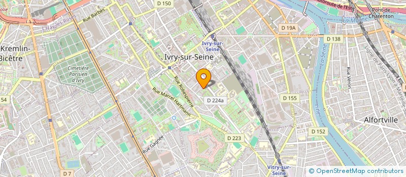 localisation de l'entreprise LE COIN DE LA RUE EVENEMENT  IVRY-SUR-SEINE