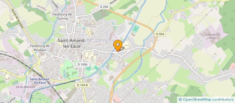 localisation de l'entreprise LE COIN DELICE  SAINT-AMAND-LES-EAUX