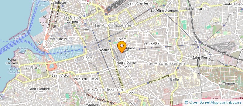 localisation de l'entreprise LE COIN DES ANTILLES à MARSEILLE
