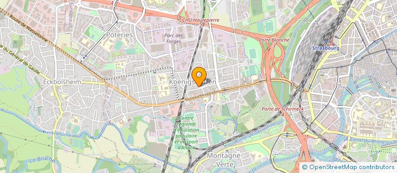 localisation de l'entreprise LE COIN DES ARTISTES à STRASBOURG