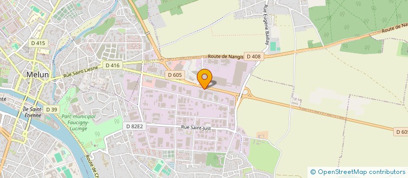 localisation de l'entreprise LE COIN DES ARTISTES à VAUX-LE-PENIL