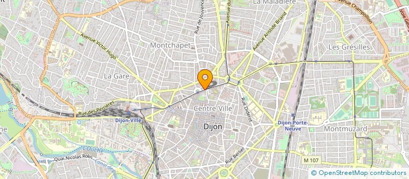 localisation de l'entreprise LE COIN DES ARTS à DIJON