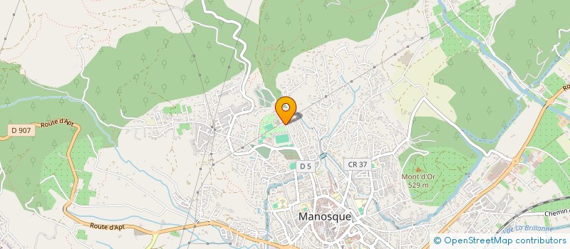 localisation de l'entreprise LE COIN DES ARTS à MANOSQUE