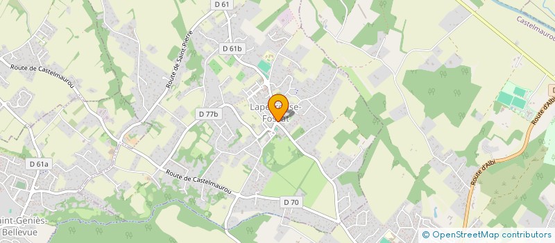 localisation de l'entreprise LE COIN DES BOUQUINS  LAPEYROUSE-FOSSAT