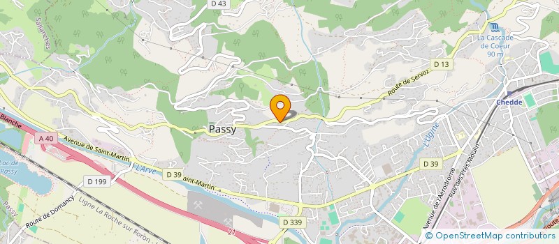 localisation de l'entreprise LE COIN DES COQUINS à PASSY