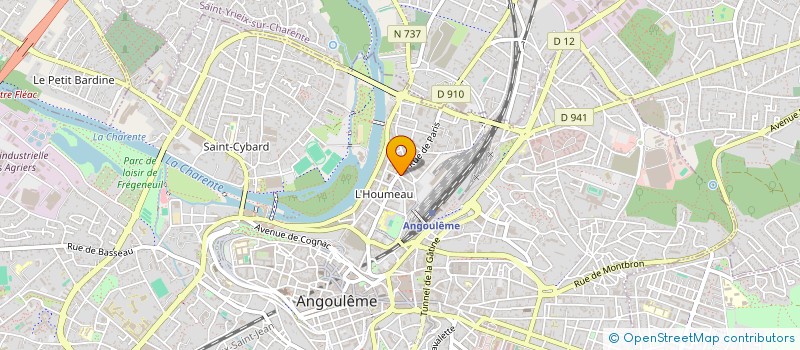 localisation de l'entreprise LE COIN DES DOUCEURS à ANGOULEME
