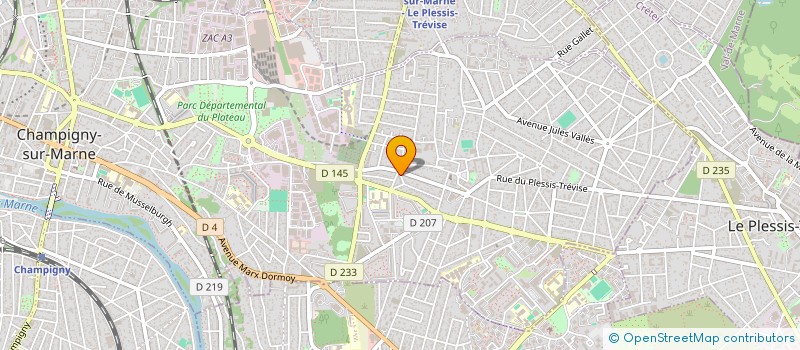 localisation de l'entreprise LE COIN DES GOURMANDS à CHAMPIGNY-SUR-MARNE