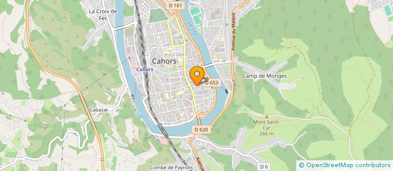 localisation de l'entreprise LE COIN DES HALLES  CAHORS
