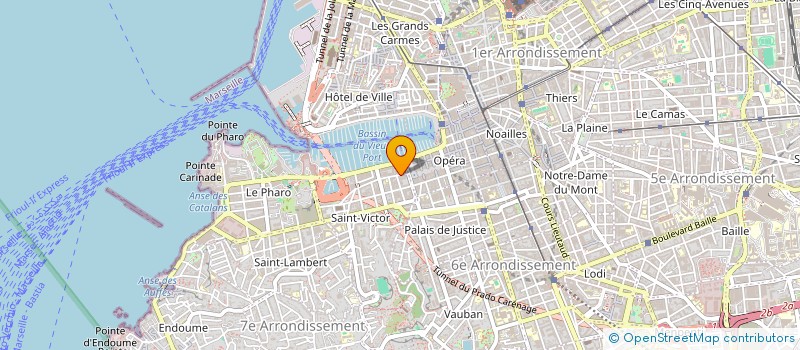 localisation de l'entreprise LE COIN DES PIN-UP'S à MARSEILLE