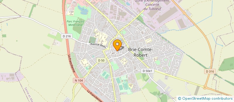 localisation de l'entreprise LE COIN DES PIPELETTES 2 à BRIE-COMTE-ROBERT