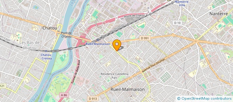 localisation de l'entreprise LE COIN DES SAVEURS à RUEIL-MALMAISON