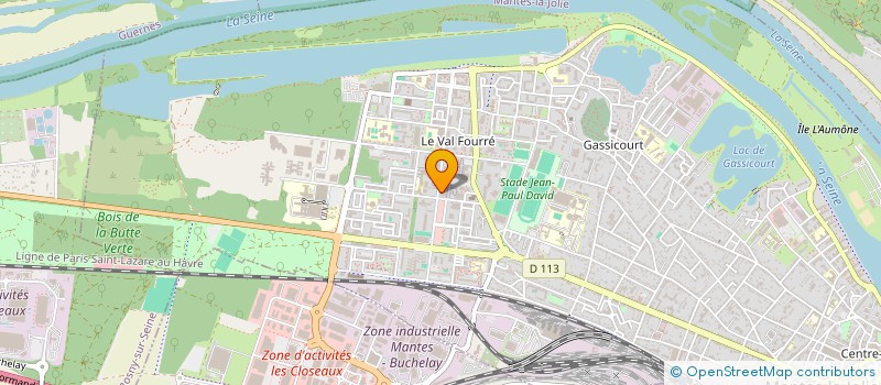 localisation de l'entreprise LE COIN DES SAVEURS  MANTES-LA-JOLIE