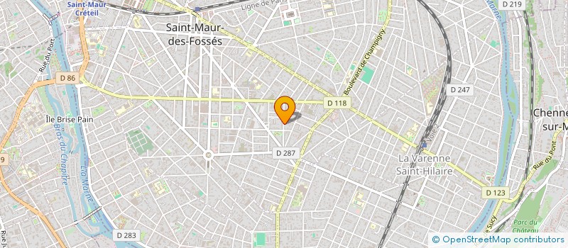 localisation de l'entreprise LE COIN DES SOURIS à SAINT-MAUR-DES-FOSSES