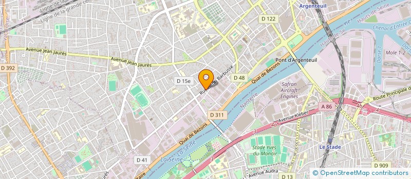 localisation de l'entreprise LE COIN DES SUPER AFFAIRES  ARGENTEUIL