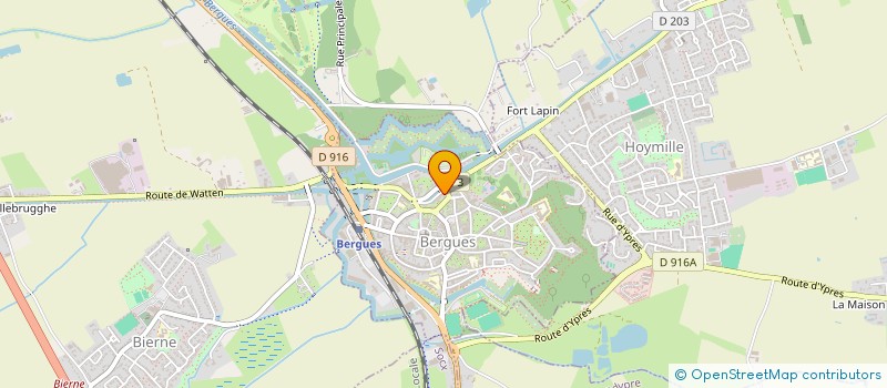 localisation de l'entreprise LE COIN DU BARBIER  BERGUES