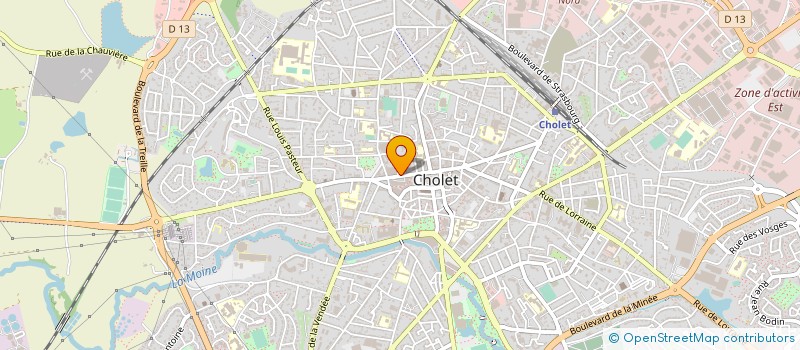 localisation de l'entreprise LE COIN DU DIGITAL à CHOLET