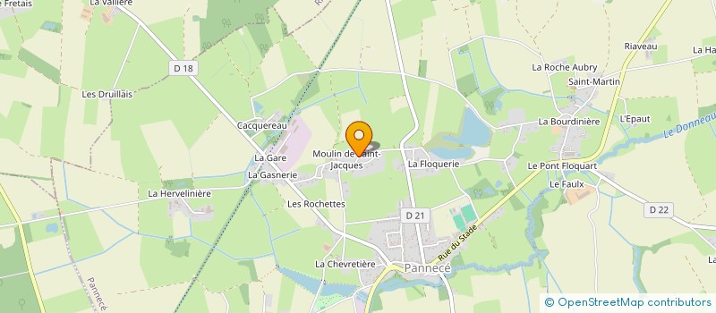 localisation de l'entreprise LE COIN DU MARQUAGE  ANCENIS-SAINT-GEREON