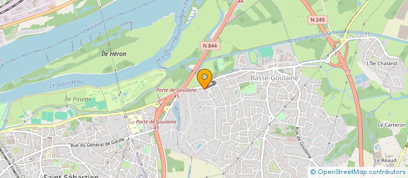 localisation de l'entreprise LE COIN DU ROCHER  BASSE-GOULAINE