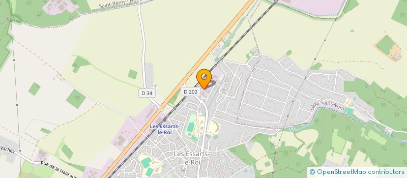 localisation de l'entreprise LE COIN DU SOMMELIER  LES ESSARTS-LE-ROI