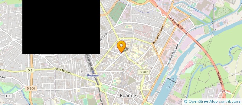 localisation de l'entreprise LE COIN ETUDIANT à ROANNE