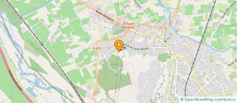 localisation de l'entreprise LE COIN FLEURI  CAVAILLON