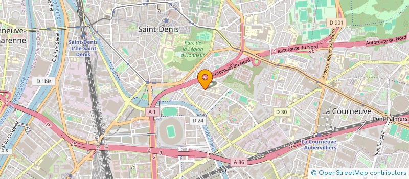 localisation de l'entreprise LE COIN GAGNANT à SAINT-DENIS