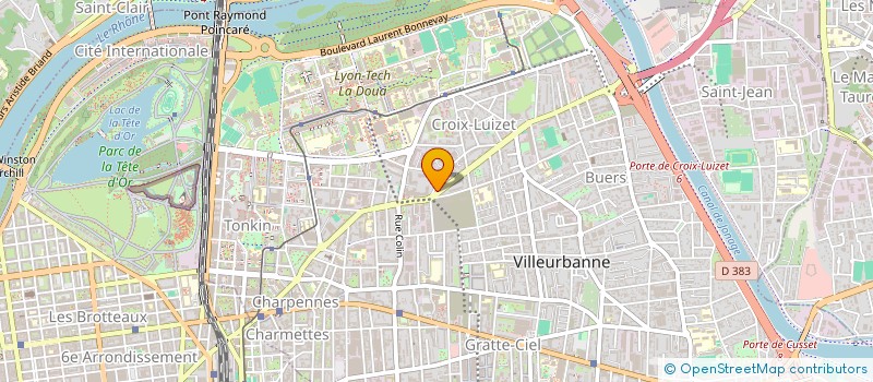 localisation de l'entreprise LE COIN GOURMAND à VILLEURBANNE