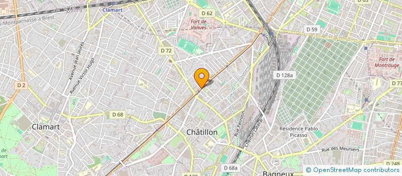 localisation de l'entreprise LE COIN GOURMAND à CHATILLON