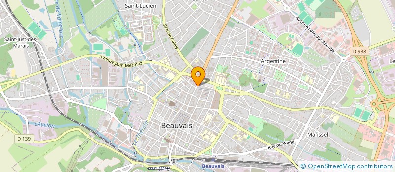 localisation de l'entreprise LE COIN GOURMAND  BEAUVAIS