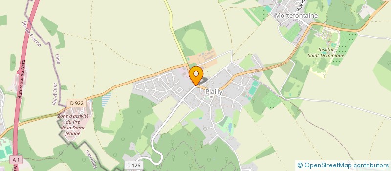 localisation de l'entreprise LE COIN GOURMAND PLAILLY  PLAILLY